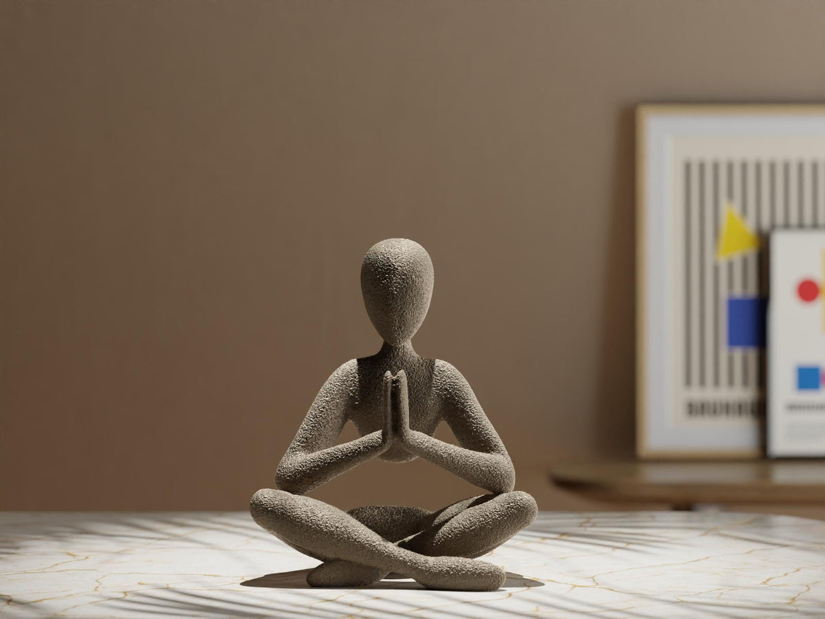 NObody Prayer Minimalist Contemplative Sculptural Figurine