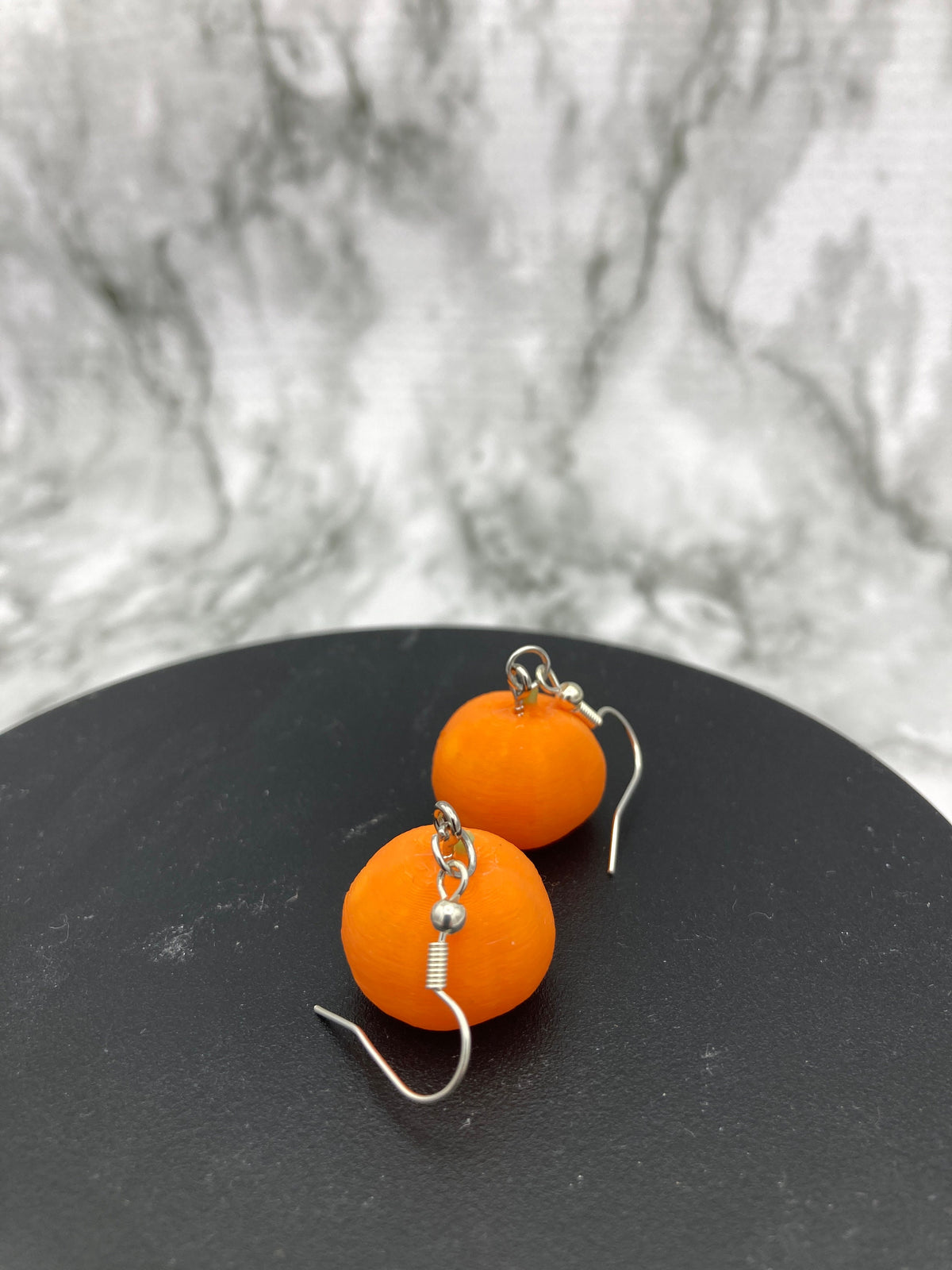 Jack-o'-lantern Dangle Earrings, Spooky Halloween Jewelry