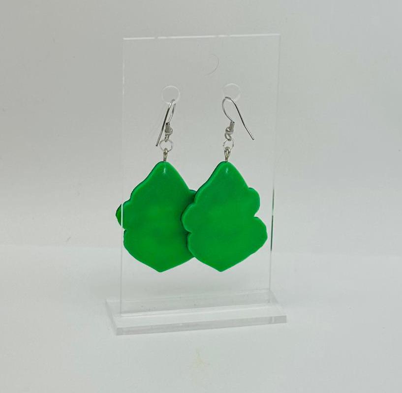 The Grinch Earrings Fun Christmas Jewelry Unique Holiday Earrings Perfect Gift for Grinch Fans Handmade Christmas Accessories
