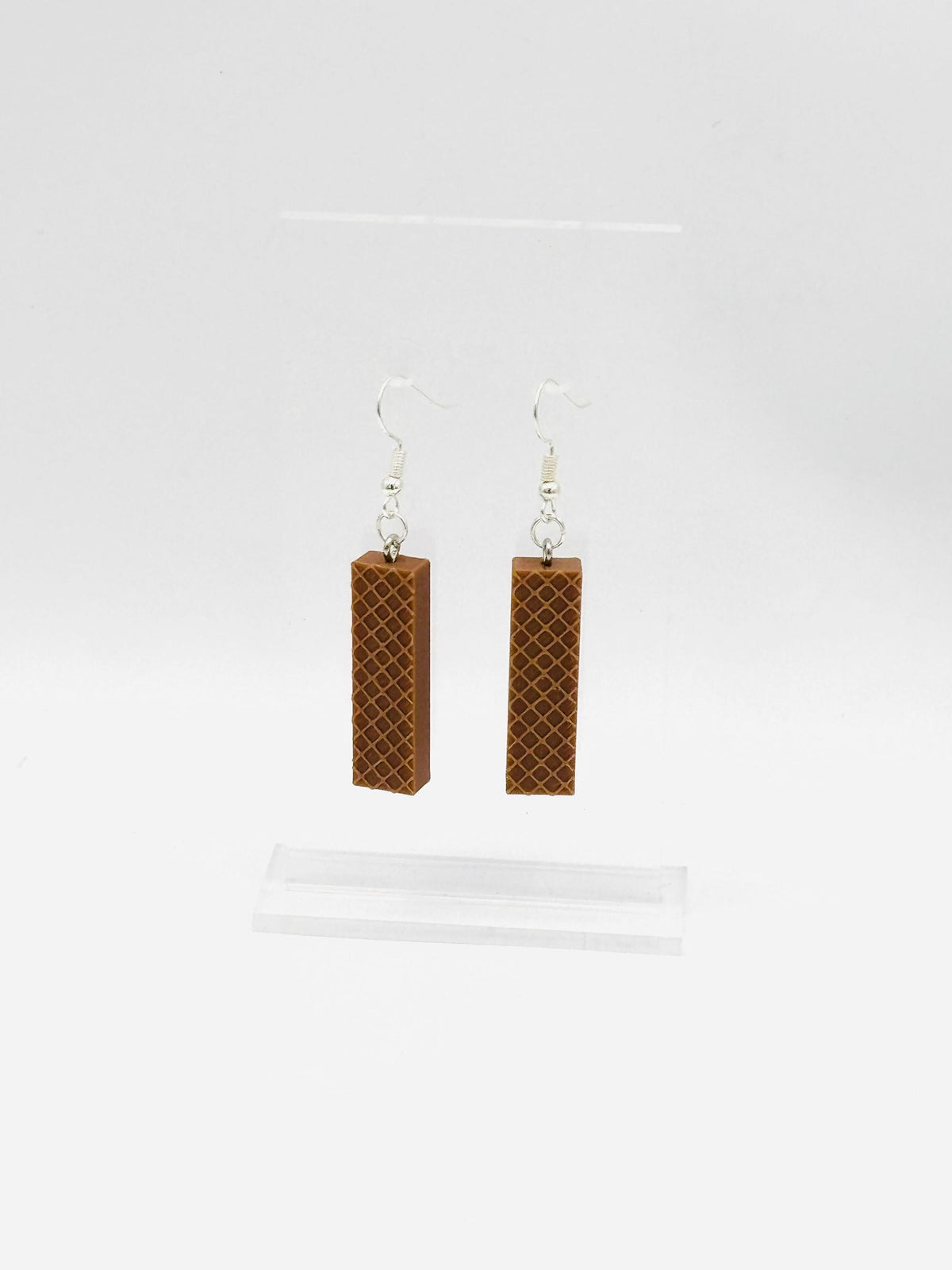 Nutty Buddy Earrings Snack Cake Jewelry Novelty Dessert Dangle Earrings