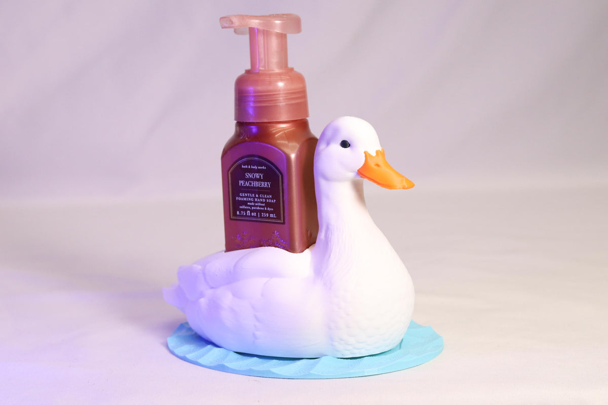 Duck Soap Holder for Bath and Body Works Foaming Soap Bottle Farmhouse Sink Decor