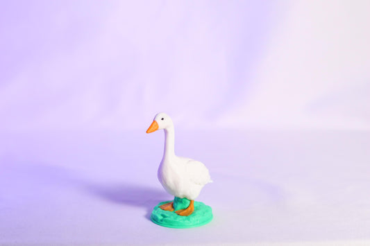 Desk Goose Sculpture Office Decor Home Gift Animal Figurine