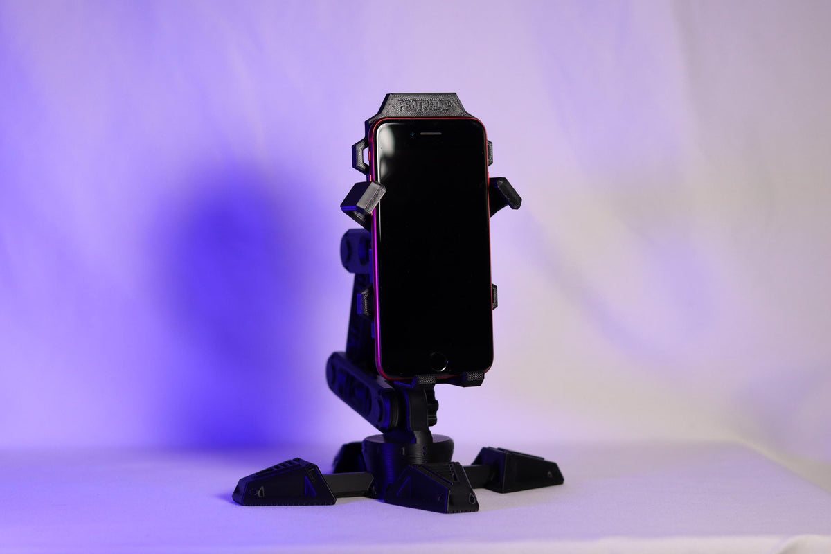 RoboArm Phone Holder: Futuristic 3D Printed Desk Accessory