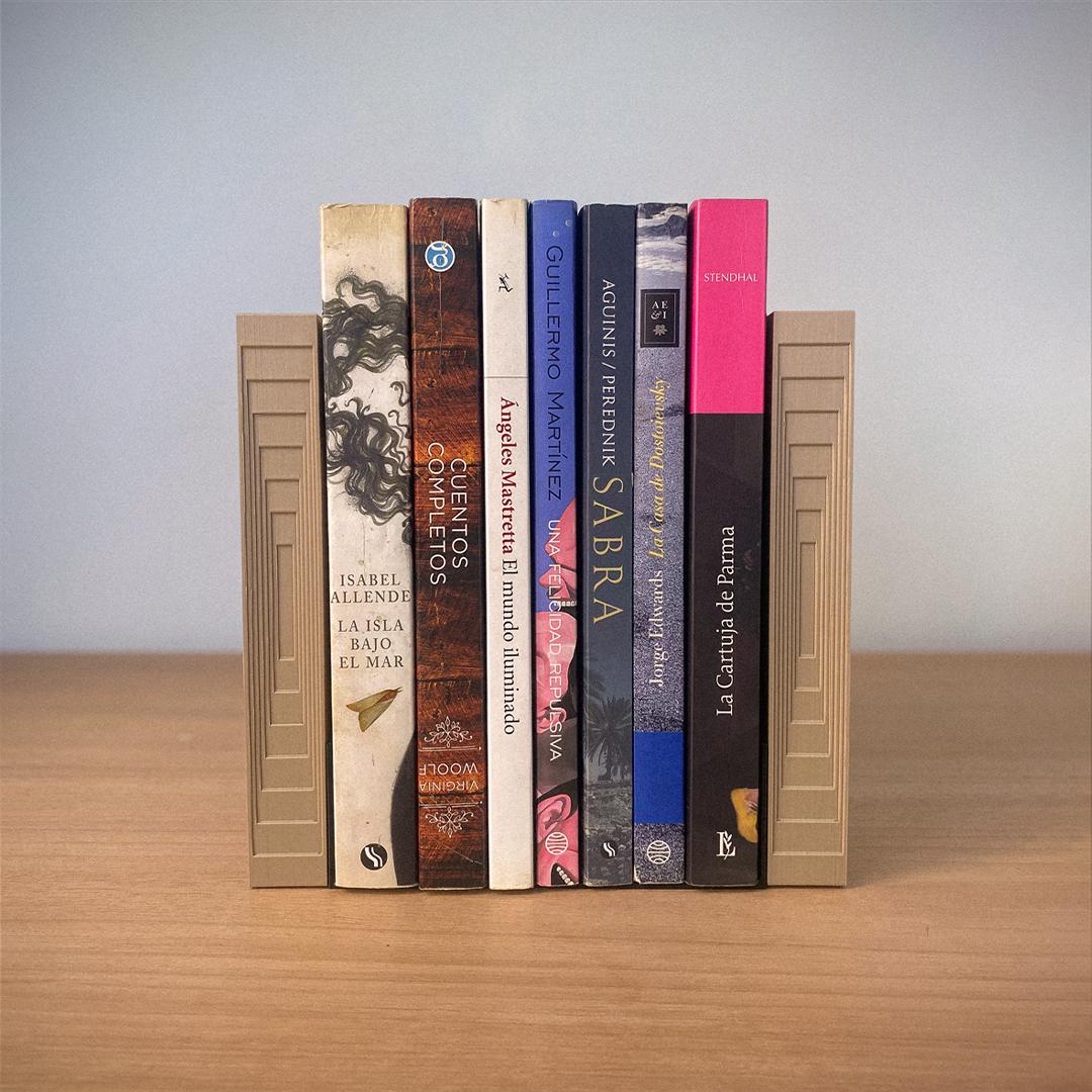 Geometric Bookends, Set of Rectangle Bookends