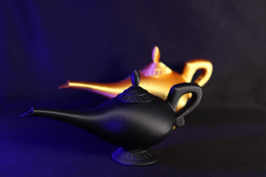 Jafar Lamp Aladdin Inspired Collector Home Decor Unique Fantasy Gift for Disney Fans Magical Lamp