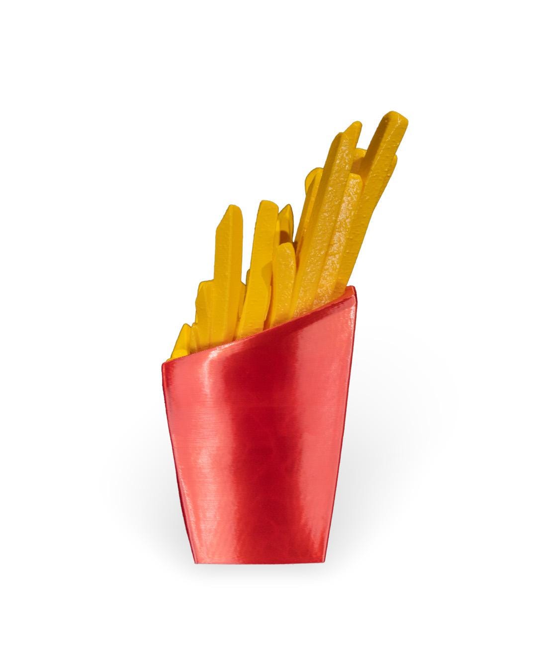 French Fry Phone Holder: Quirky Desk Accessory, Food Lover Gift