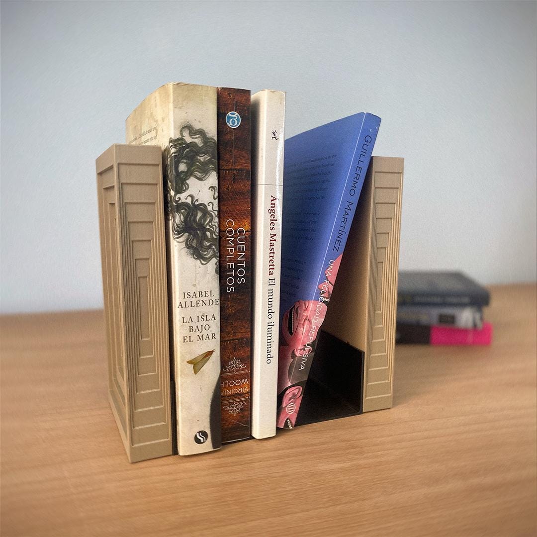 Geometric Bookends, Set of Rectangle Bookends