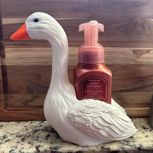 Goose Dish Soap Holder Farmhouse Kitchen Sink Decor