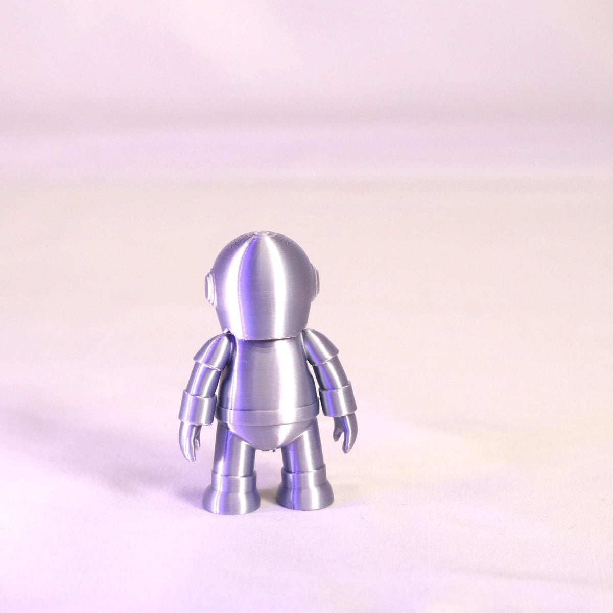 Gort The Robot Chibi Robot Figure Retro Sci Fi Desk Decor Collectible