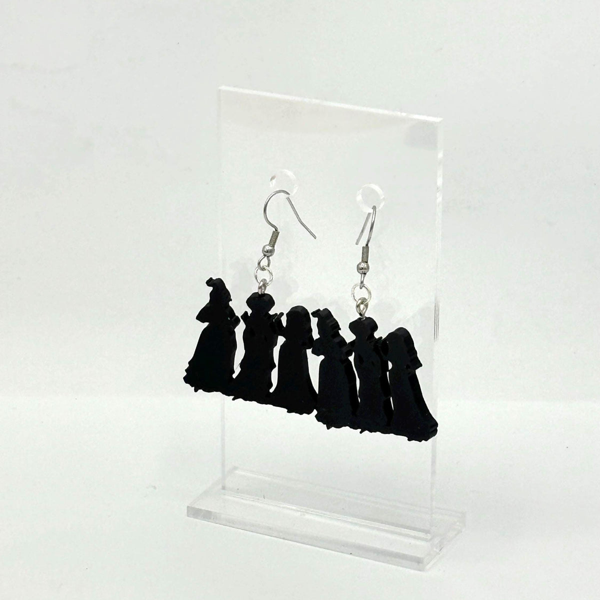 Sanderson Sisters Witch Sister Silhouette Earrings Halloween Dangle Jewelry