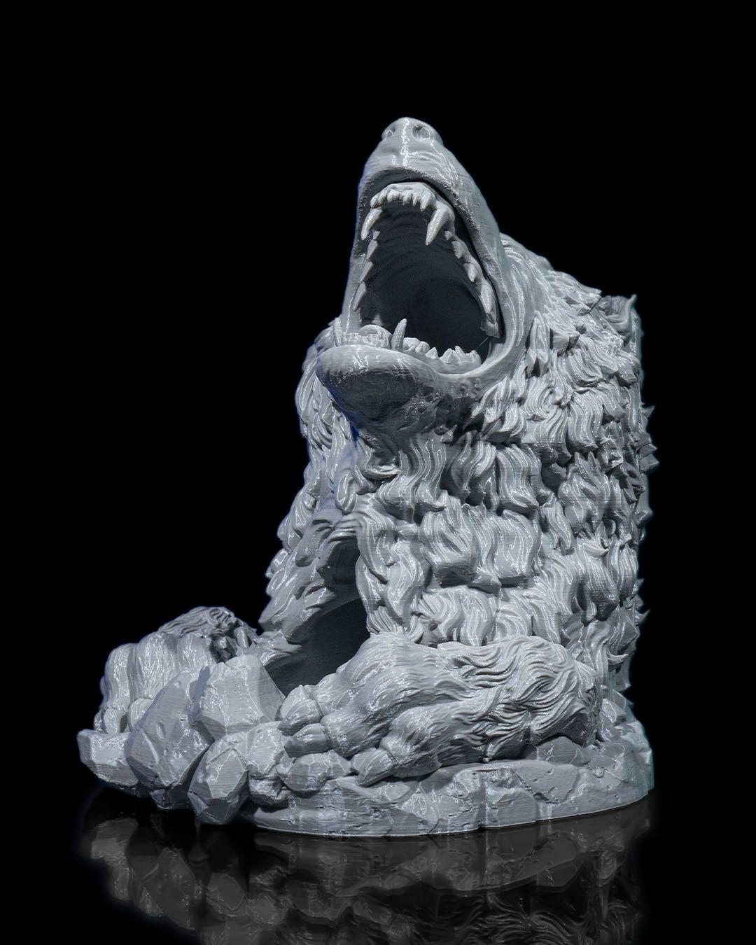 Wolf Dice Tower Tabletop RPG Dice Roller Dungeon Game Accessory