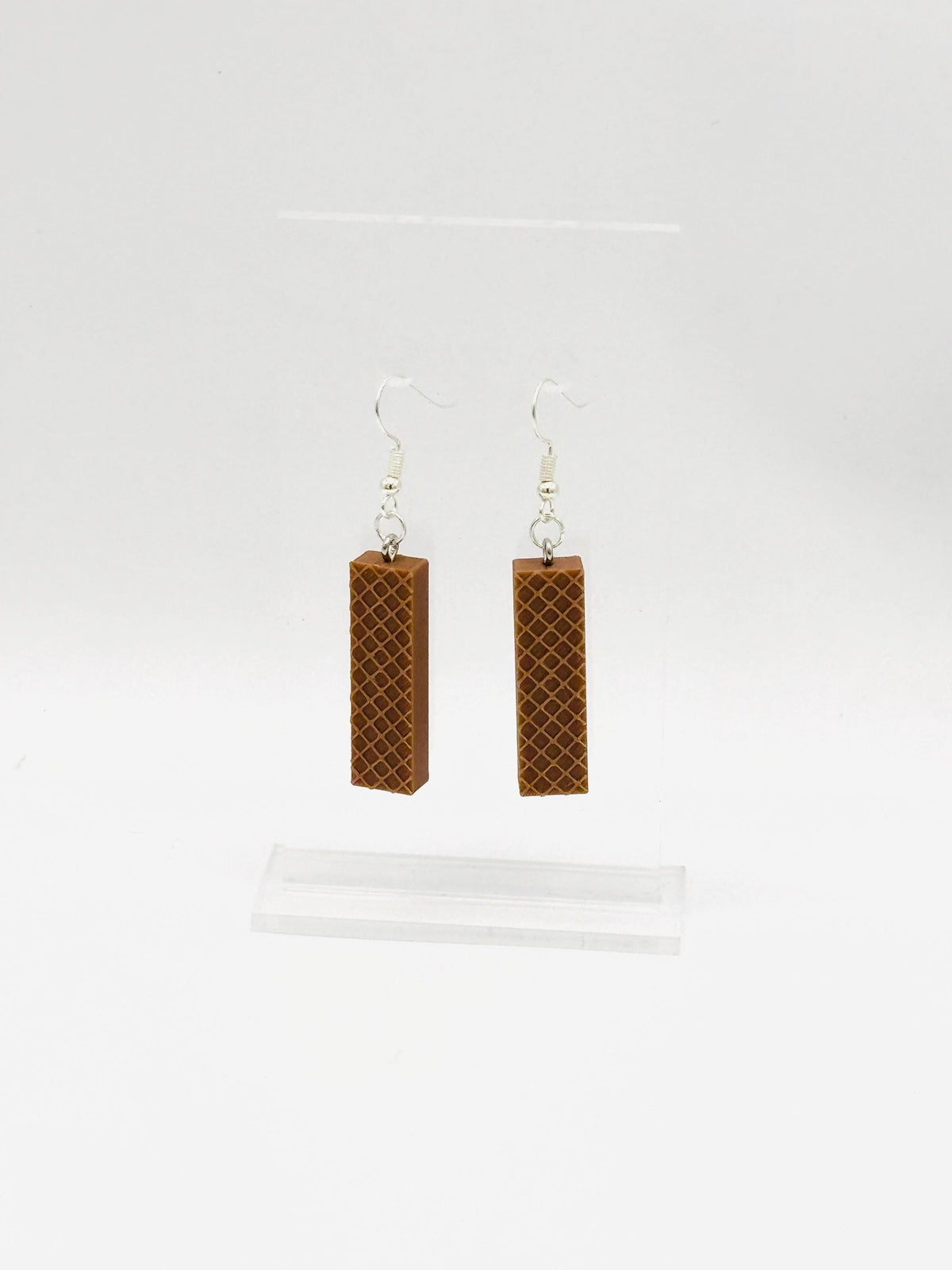 Nutty Buddy Earrings Snack Cake Jewelry Novelty Dessert Dangle Earrings