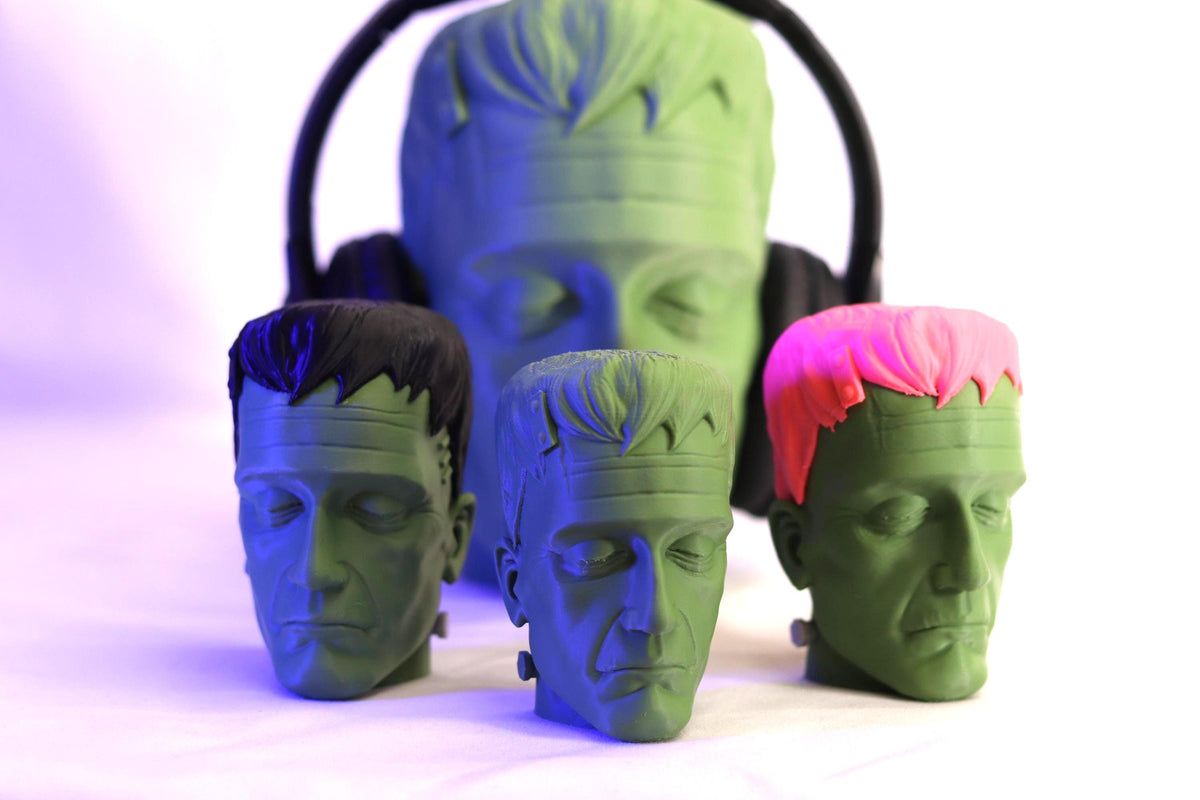 Frankenstein Monster Headphone Stand Gothic Desk Decor Horror Figure