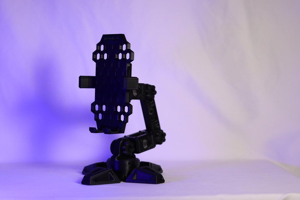 RoboArm Phone Holder: Futuristic 3D Printed Desk Accessory