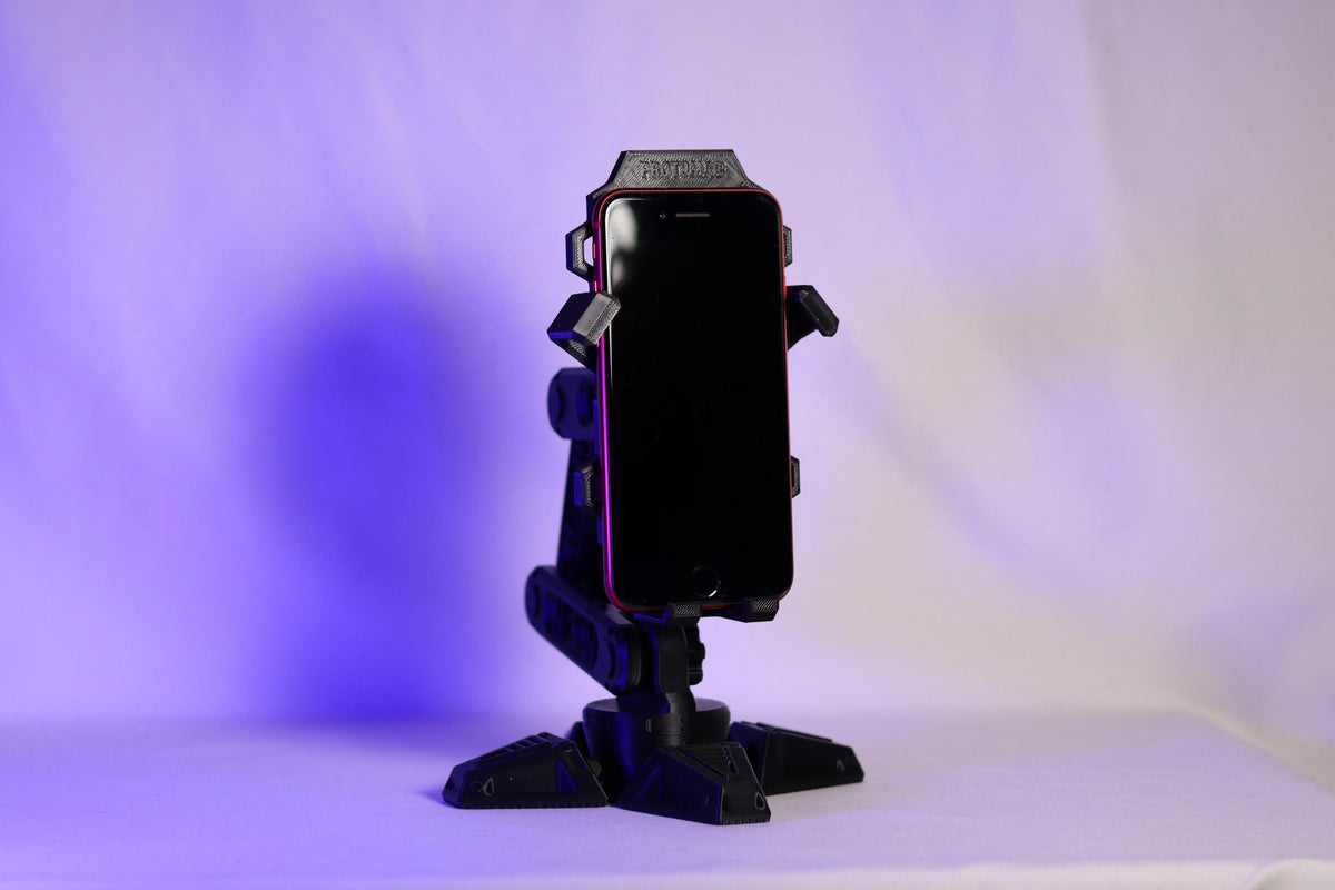 RoboArm Phone Holder: Futuristic 3D Printed Desk Accessory
