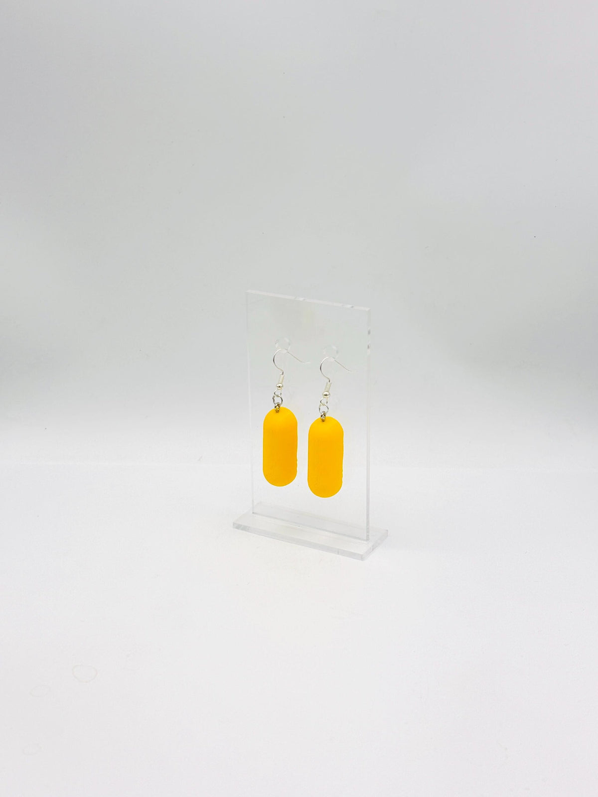 Twinkie Snack Cake Earrings Fun Food Jewelry Novelty Dessert Dangle Earrings
