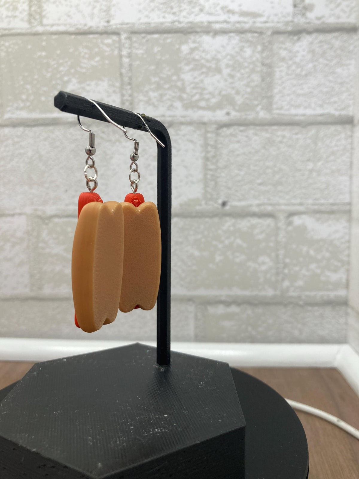 Hotdog Earrings: Fun Food Dangle Earrings for Foodies