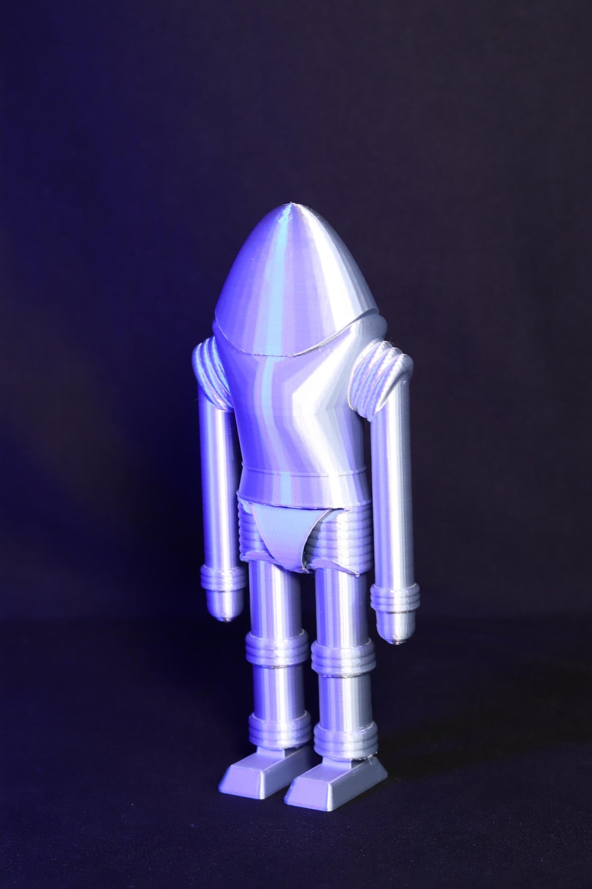 Earth vs the Flying Saucers Robot Figure Retro Sci Fi Movie Collectible