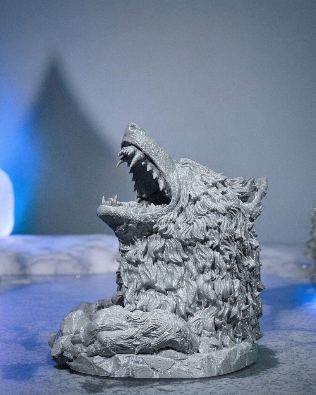 Wolf Dice Tower Tabletop RPG Dice Roller Dungeon Game Accessory