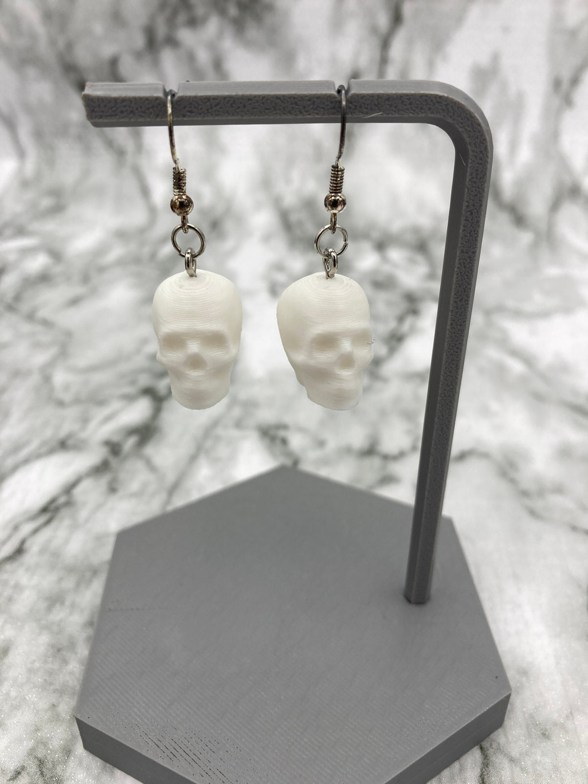 Skull Earrings Gothic Jewelry Unique Handmade Halloween Earrings Perfect Punk Rock Fashion Spooky Accessories Gift for Gothic Skull Lovers