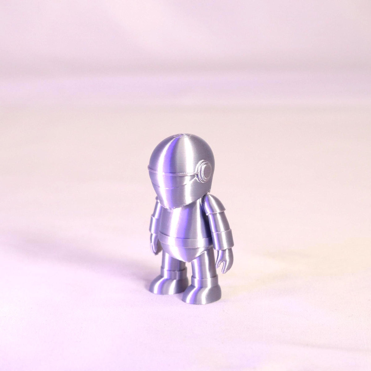 Gort The Robot Chibi Robot Figure Retro Sci Fi Desk Decor Collectible