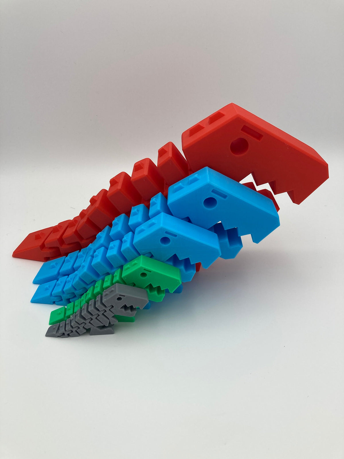 Flexi Rexi Articulated Dinosaur Toy Fun Flexible Fidget Dinosaur Movable Design Perfect Gift for Kids and Dinosaur Lovers Interactive Toy