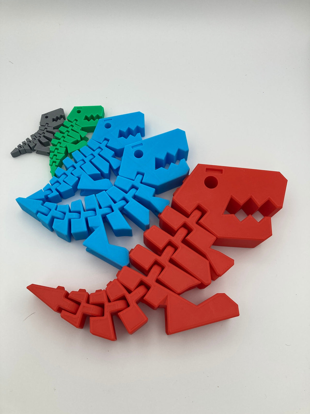 Flexi Rexi Articulated Dinosaur Toy Fun Flexible Fidget Dinosaur Movable Design Perfect Gift for Kids and Dinosaur Lovers Interactive Toy
