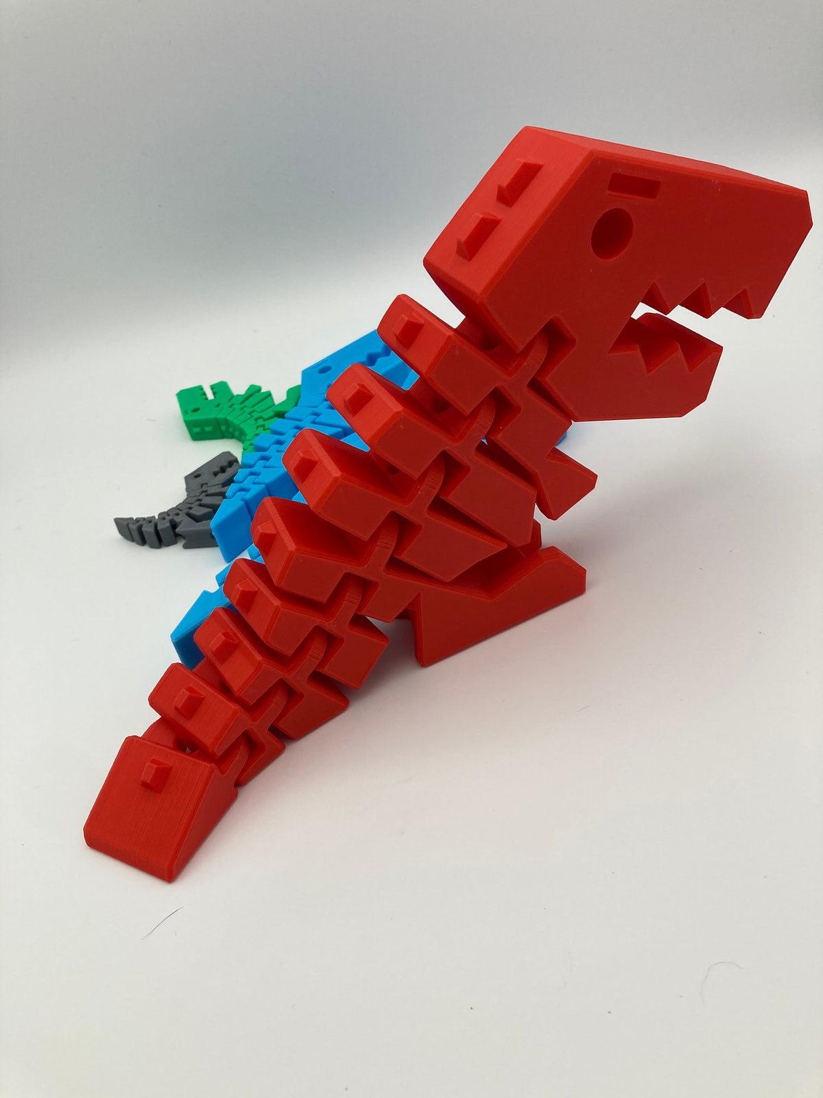Flexi Rexi Articulated Dinosaur Toy Fun Flexible Fidget Dinosaur Movable Design Perfect Gift for Kids and Dinosaur Lovers Interactive Toy