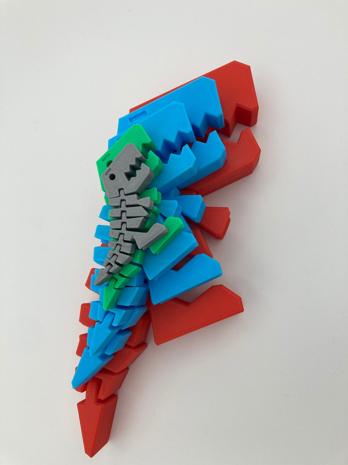 Flexi Rexi Articulated Dinosaur Toy Fun Flexible Fidget Dinosaur Movable Design Perfect Gift for Kids and Dinosaur Lovers Interactive Toy