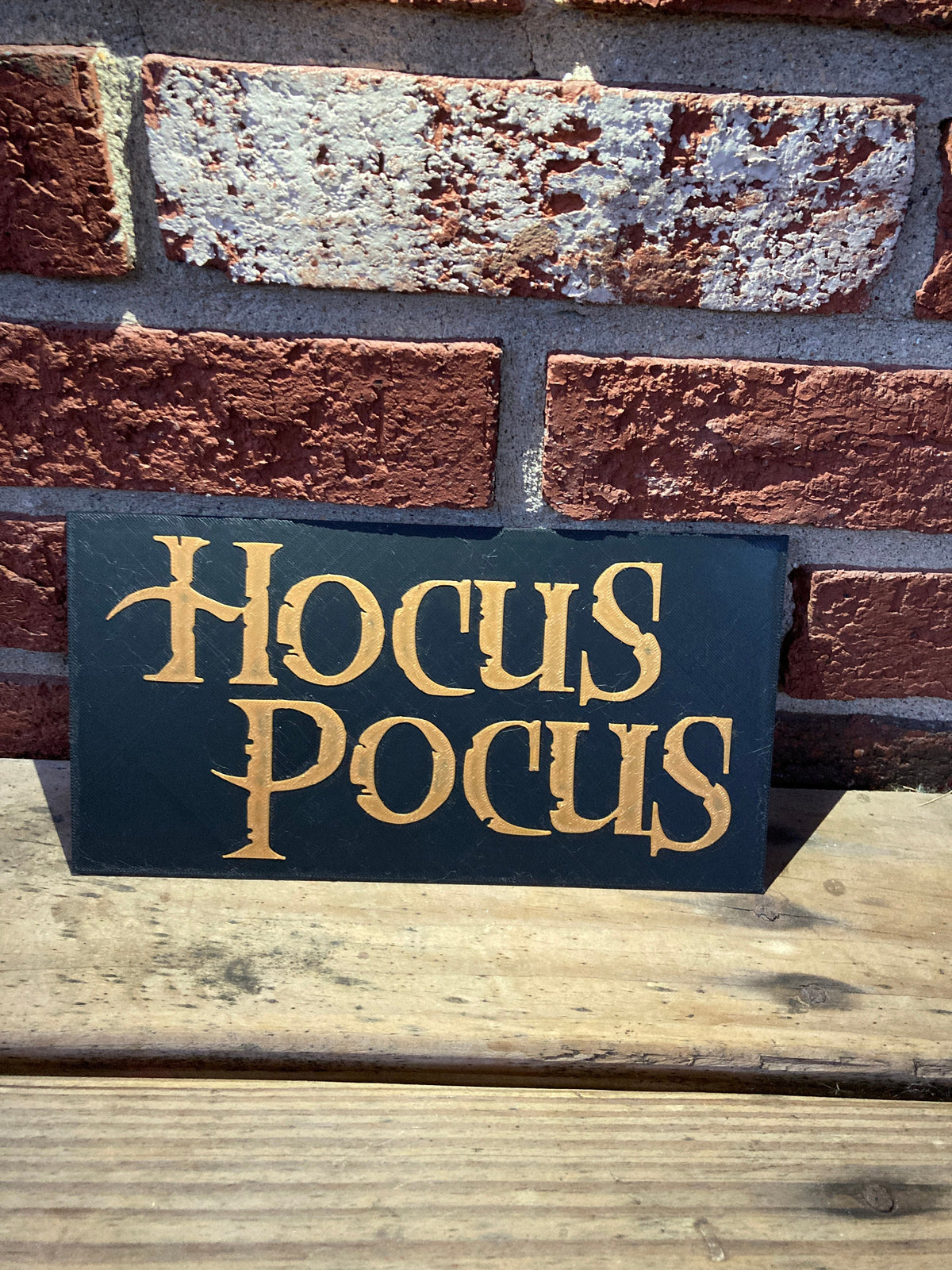 Hocus Pocus Plaque Halloween Decoration Spooky Home Decor Unique Handmade Sign Perfect Gift for Hocus Pocus Fans Witchy Halloween Wall Art