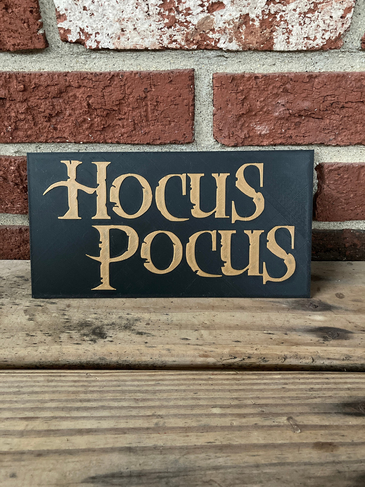 Hocus Pocus Plaque Halloween Decoration Spooky Home Decor Unique Handmade Sign Perfect Gift for Hocus Pocus Fans Witchy Halloween Wall Art