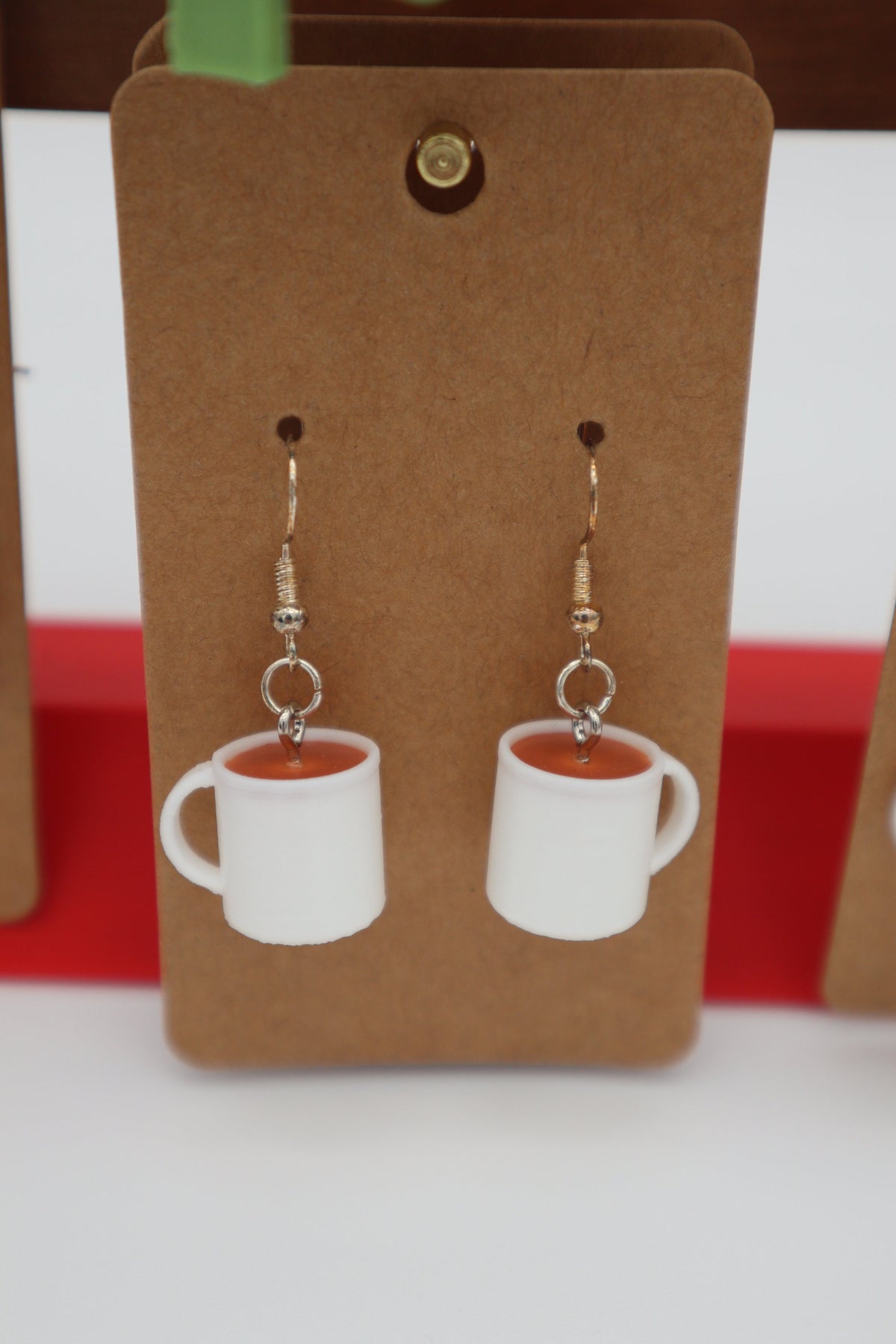 Coffee Mug Earrings Miniature Dangle Earrings Coffee Lover Jewelry Unique Handmade Coffee Cup Earrings Perfect Gift Coffee Enthusiasts