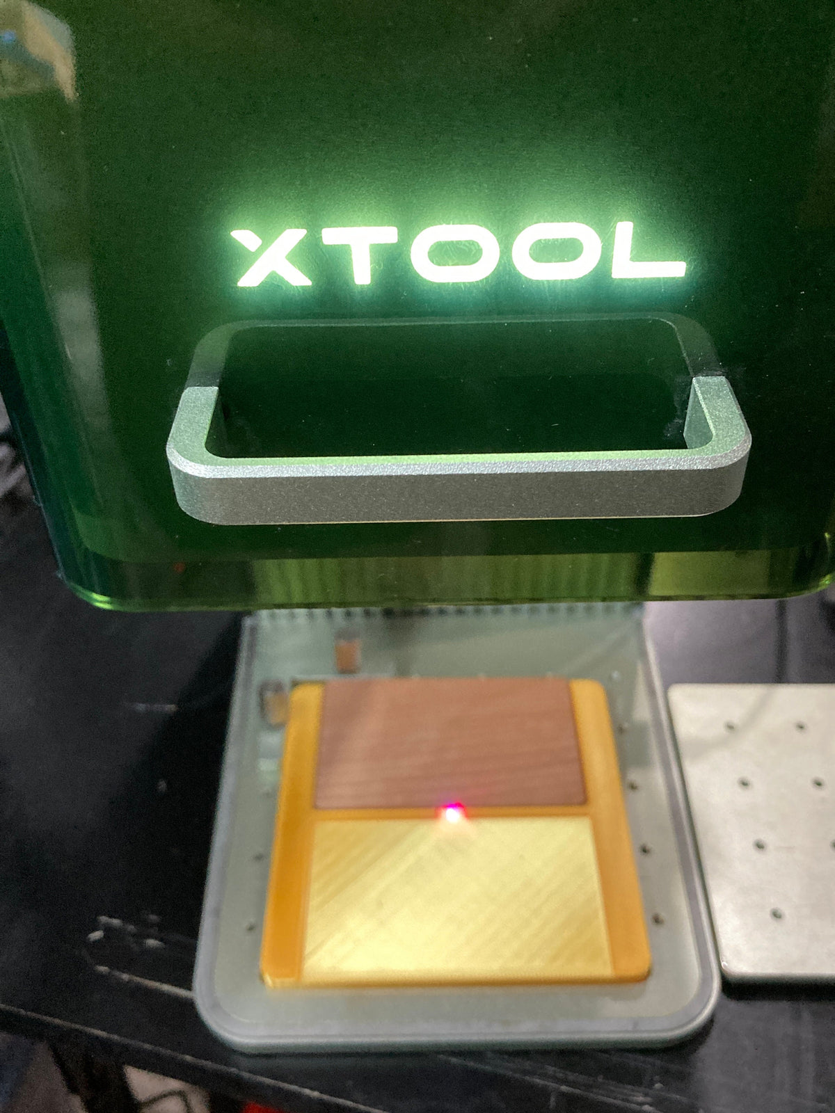 XTool F1 Business Card Jig 3D Printed Custom Holder for Precision Engraving Durable & Easy to Use XTool F1 Business Card Holder