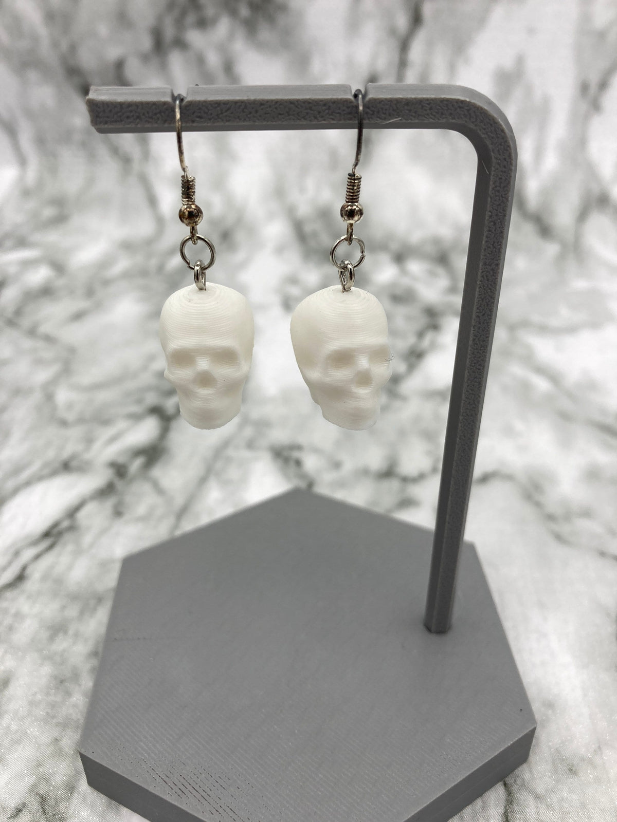 Skull Earrings Gothic Jewelry Unique Handmade Halloween Earrings Perfect Punk Rock Fashion Spooky Accessories Gift for Gothic Skull Lovers