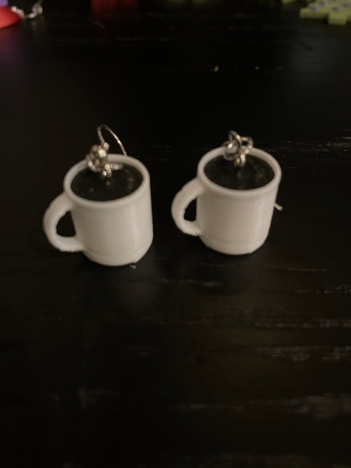 Coffee Mug Earrings Miniature Dangle Earrings Coffee Lover Jewelry Unique Handmade Coffee Cup Earrings Perfect Gift Coffee Enthusiasts