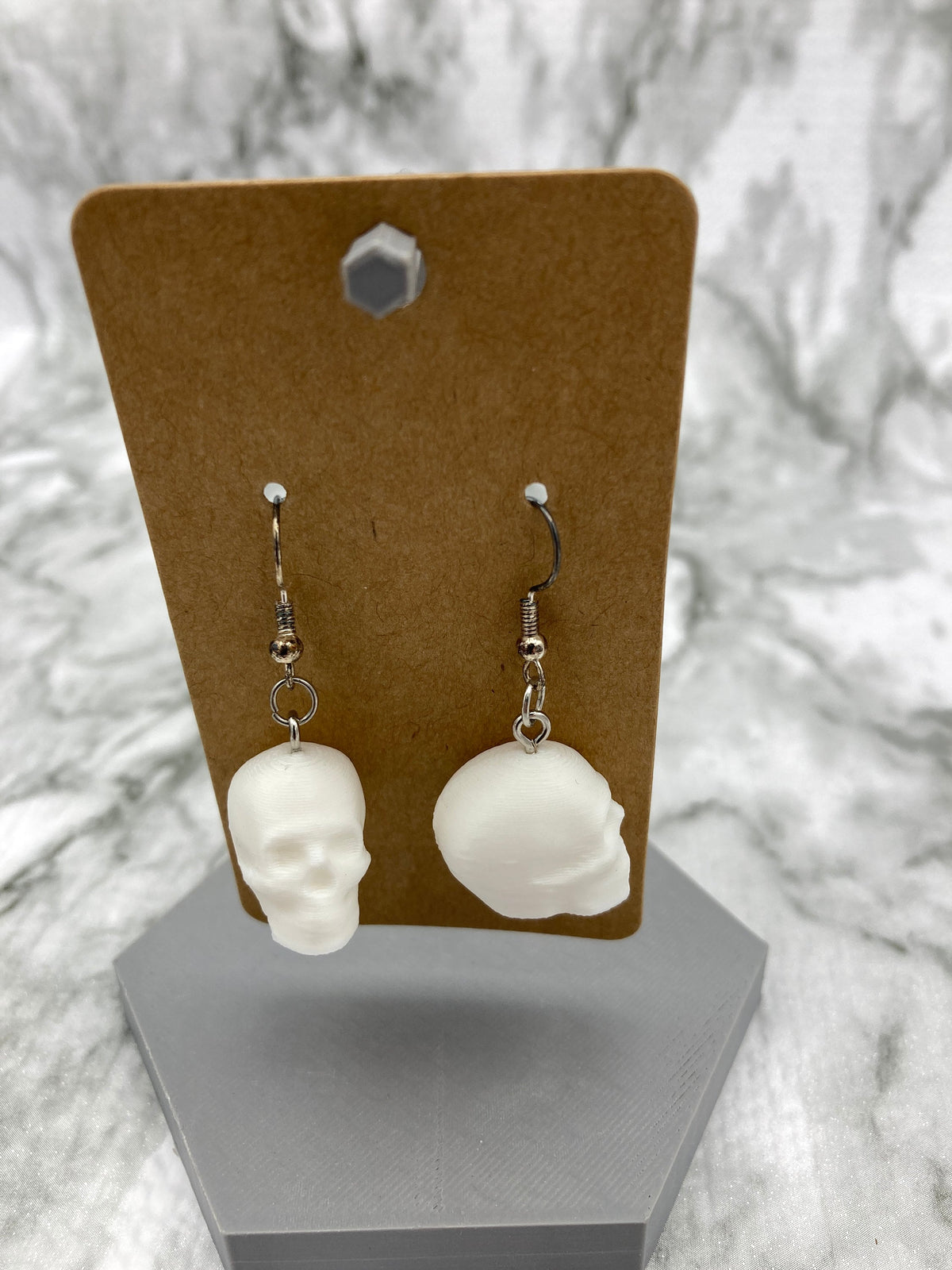 Skull Earrings Gothic Jewelry Unique Handmade Halloween Earrings Perfect Punk Rock Fashion Spooky Accessories Gift for Gothic Skull Lovers