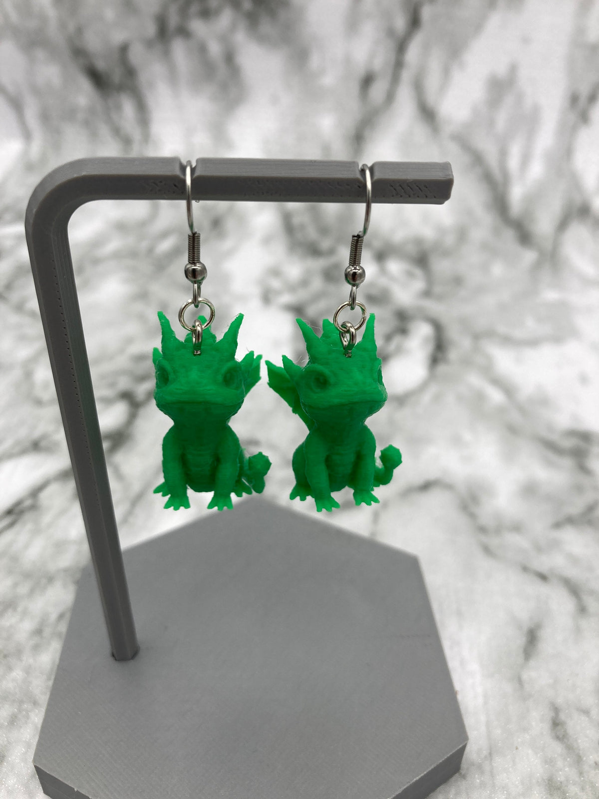 Dragon Earrings Drop Earrings Fantasy Jewelry Dragon Lover Gift Fun Animal Earrings