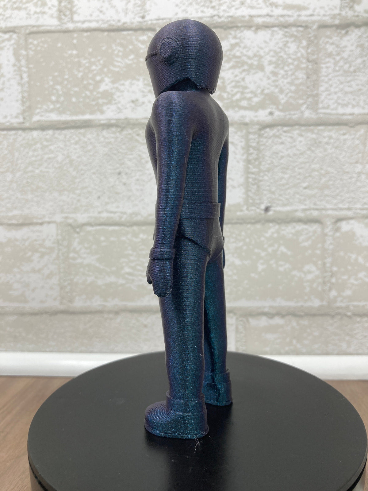 Gort From The Day the Earth Stood Still 3-D printed Gort The Robot Sci-Fi Robot Klaatu Barada Nikto burnt titanium special editionRobot