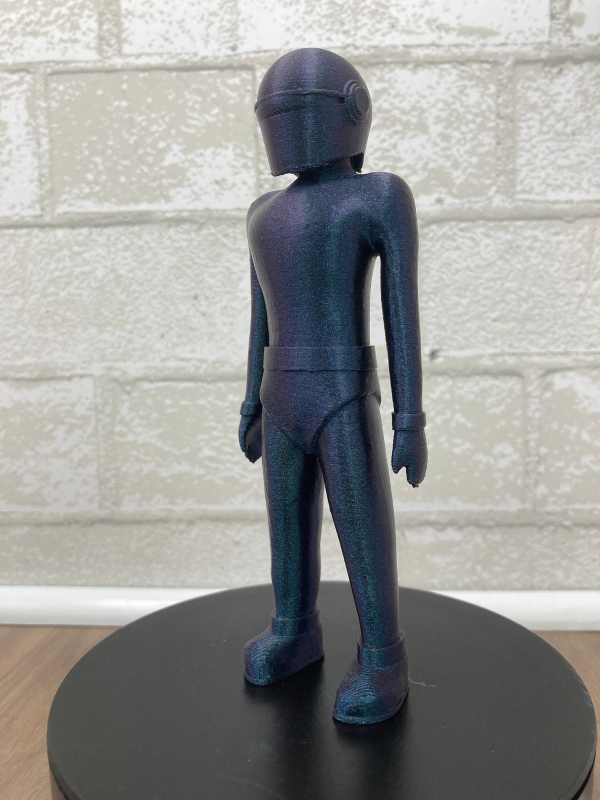 Gort From The Day the Earth Stood Still 3-D printed Gort The Robot Sci-Fi Robot Klaatu Barada Nikto burnt titanium special editionRobot