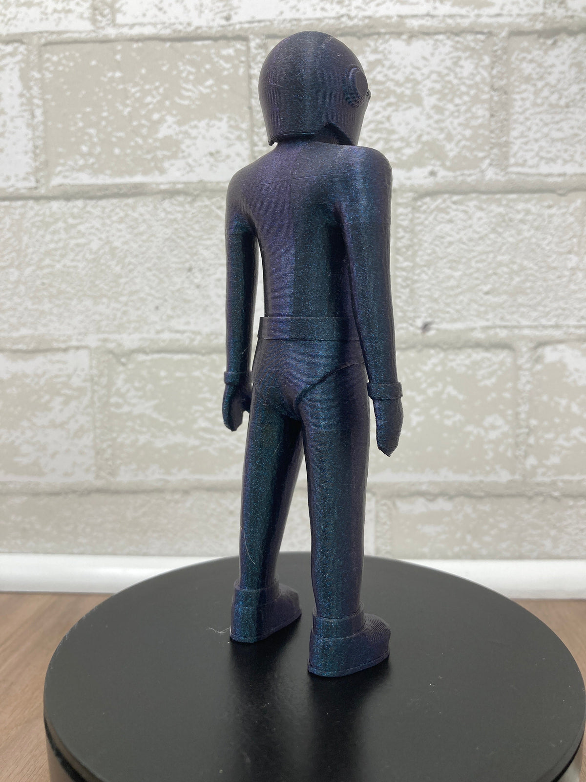 Gort From The Day the Earth Stood Still 3-D printed Gort The Robot Sci-Fi Robot Klaatu Barada Nikto burnt titanium special editionRobot
