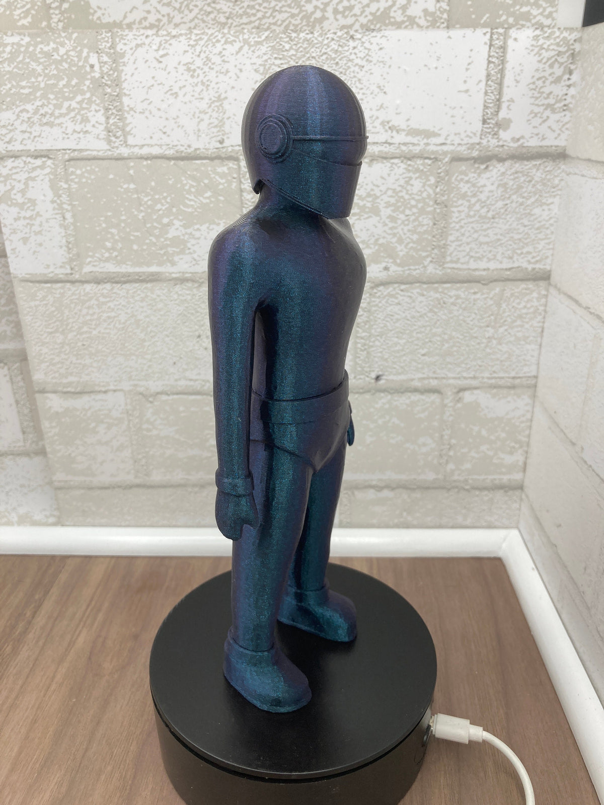 Gort From The Day the Earth Stood Still 3-D printed Gort The Robot Sci-Fi Robot Klaatu Barada Nikto burnt titanium special editionRobot