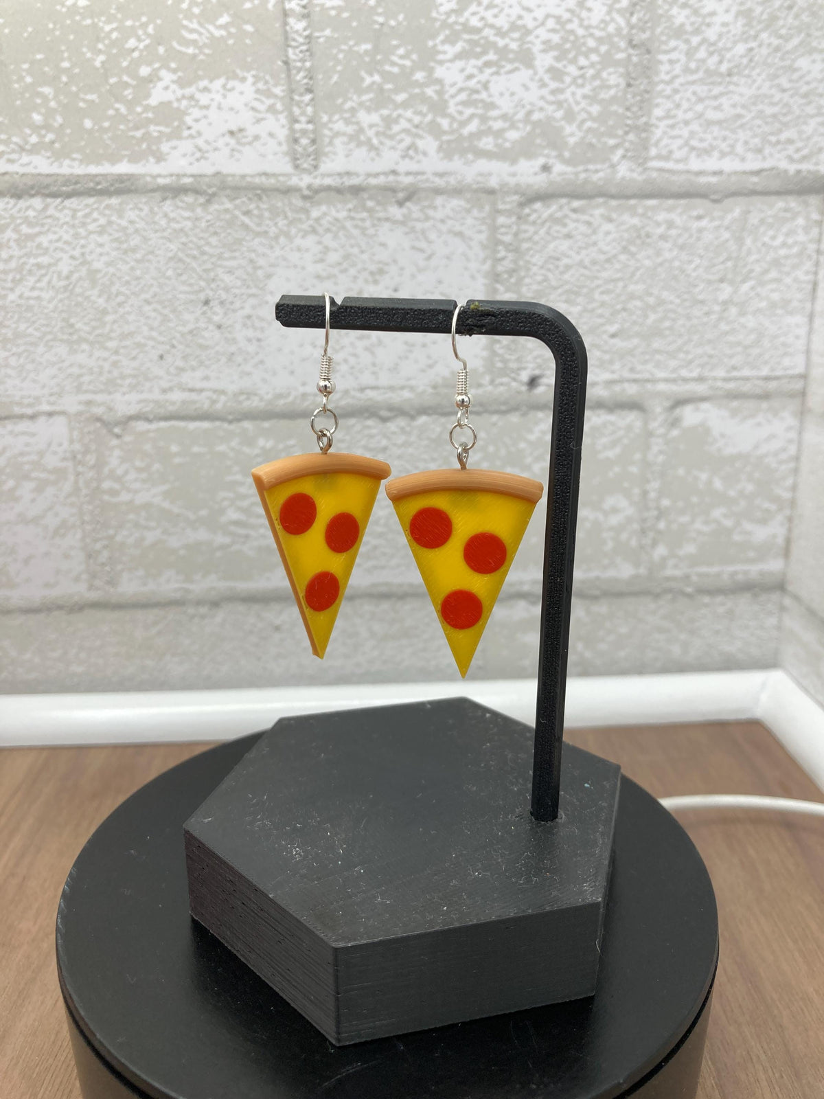 Pizza Earrings Fun Food Jewelry High Quality Miniature Earrings Perfect Gift for Pizza Lovers Unique Handmade Earrings