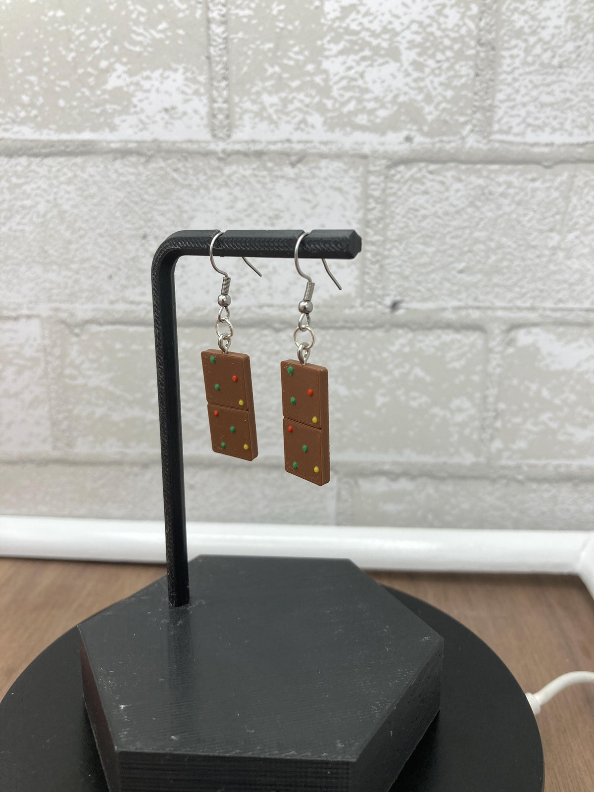 Cosmic Brownie Earrings Fun Food Jewelry Cute Dessert Earrings Unique Handmade Jewelry Perfect Gift for Food Lovers