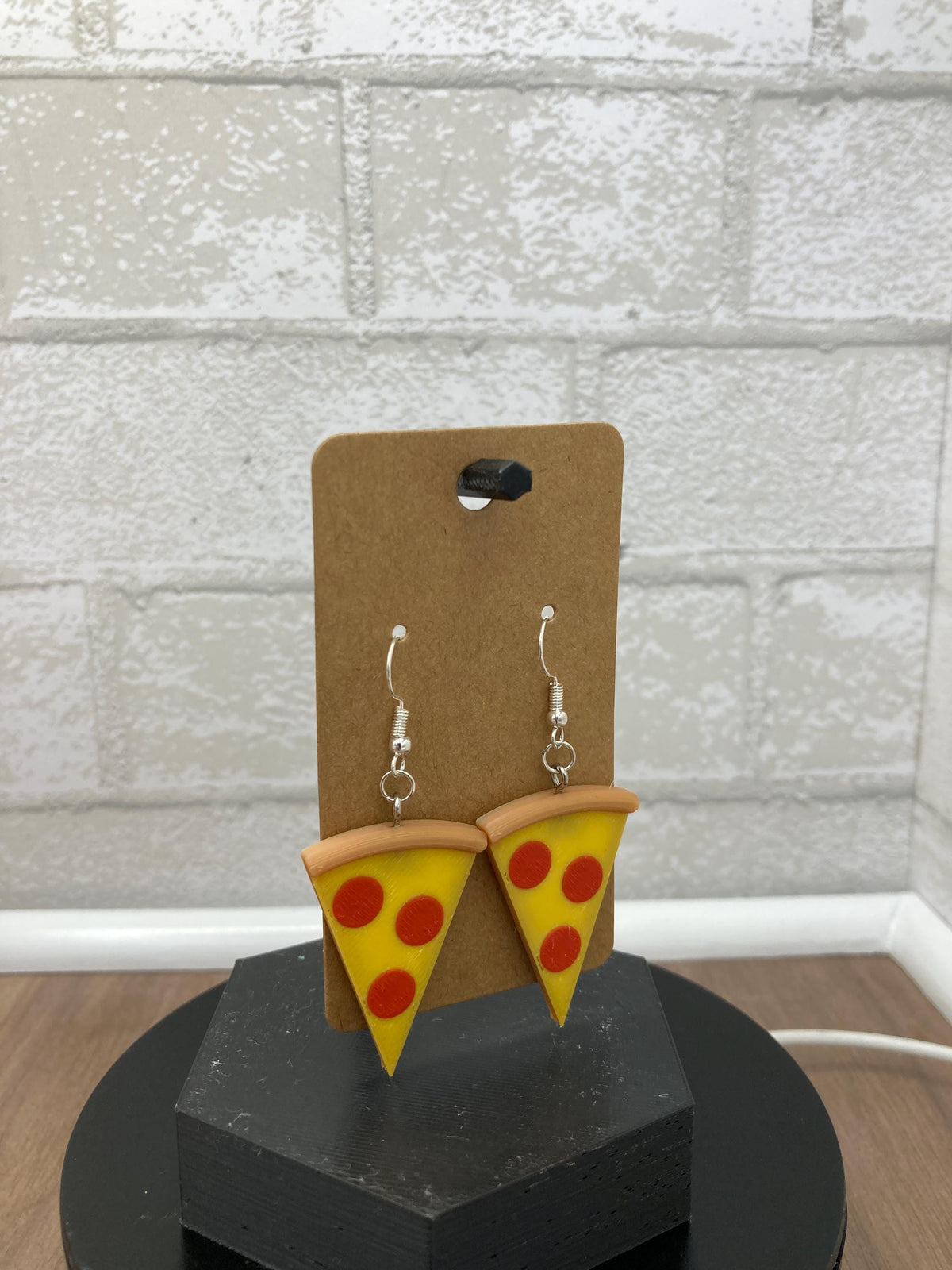 Pizza Earrings Fun Food Jewelry High Quality Miniature Earrings Perfect Gift for Pizza Lovers Unique Handmade Earrings