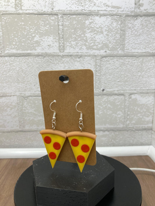 Pizza Earrings Fun Food Jewelry High Quality Miniature Earrings Perfect Gift for Pizza Lovers Unique Handmade Earrings