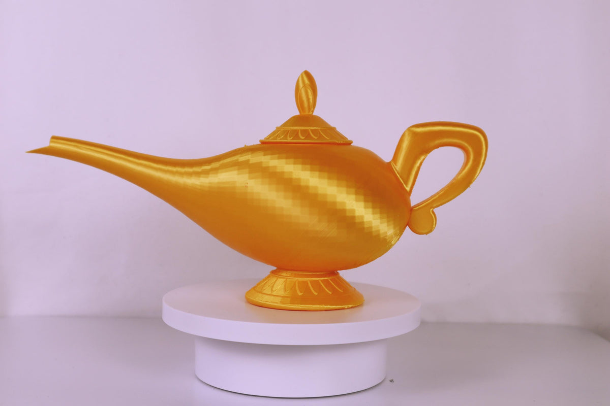 Magic Lamp Aladdin Inspired Lamp Unique Decor Disney Fans Gift Collectible Aladdin Lamp Home Decor Fantasy Room Decoration