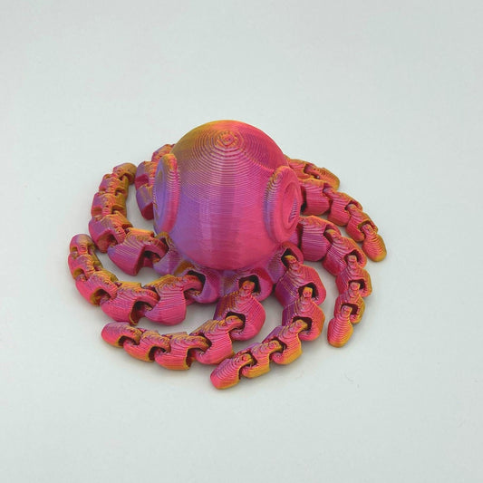 Flexible Octopus Toy High Quality Desk Decor Stress Relief Fidget Toy Perfect Gift for Kids and Adults Collectible Octopus Figure