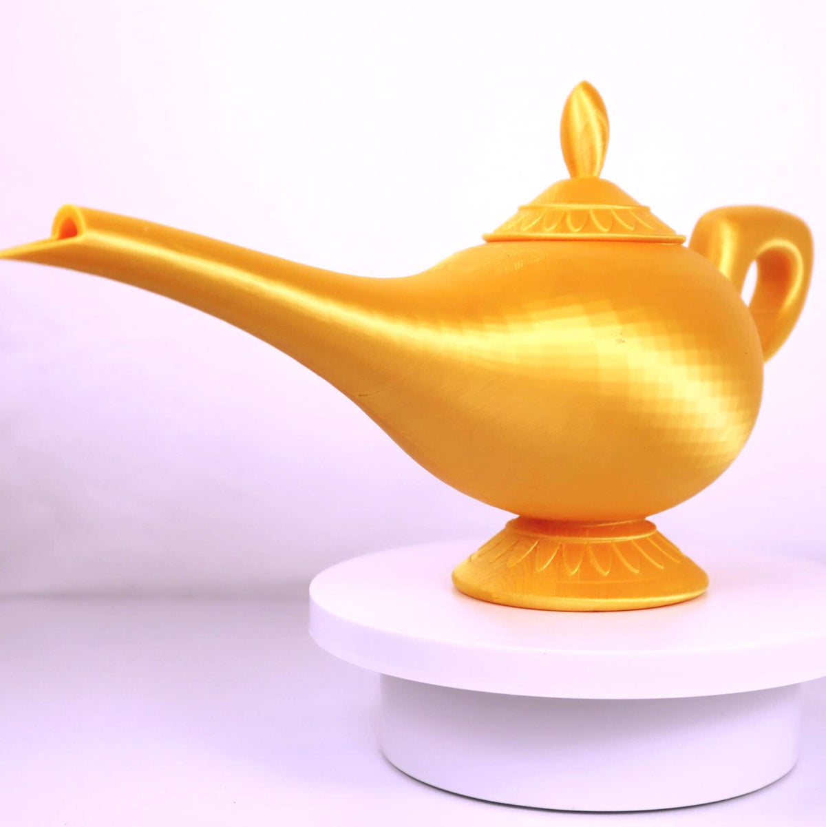Magic Lamp Aladdin Inspired Lamp Unique Decor Disney Fans Gift Collectible Aladdin Lamp Home Decor Fantasy Room Decoration