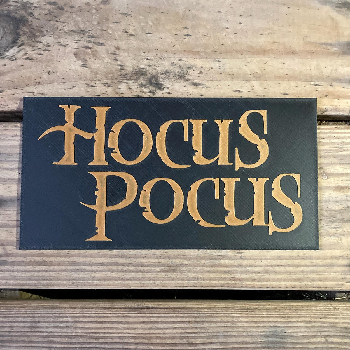 Hocus Pocus Plaque Halloween Decoration Spooky Home Decor Unique Handmade Sign Perfect Gift for Hocus Pocus Fans Witchy Halloween Wall Art