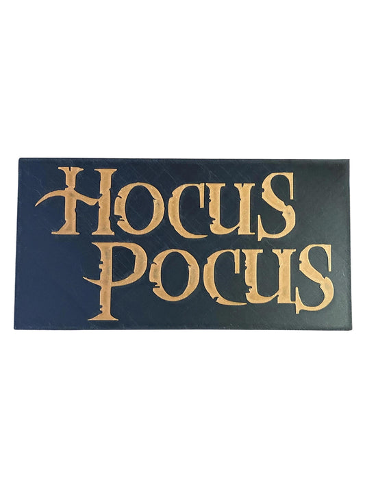 Hocus Pocus Plaque Halloween Decoration Spooky Home Decor Unique Handmade Sign Perfect Gift for Hocus Pocus Fans Witchy Halloween Wall Art